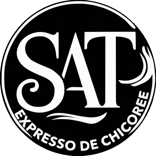 logo sat éxpresso de chicorée en cercle noir